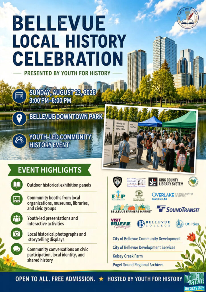 Bellevue Local History Celebration 823poster